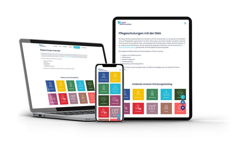 Digital Medical Academy - eLearning Pflege Plattform