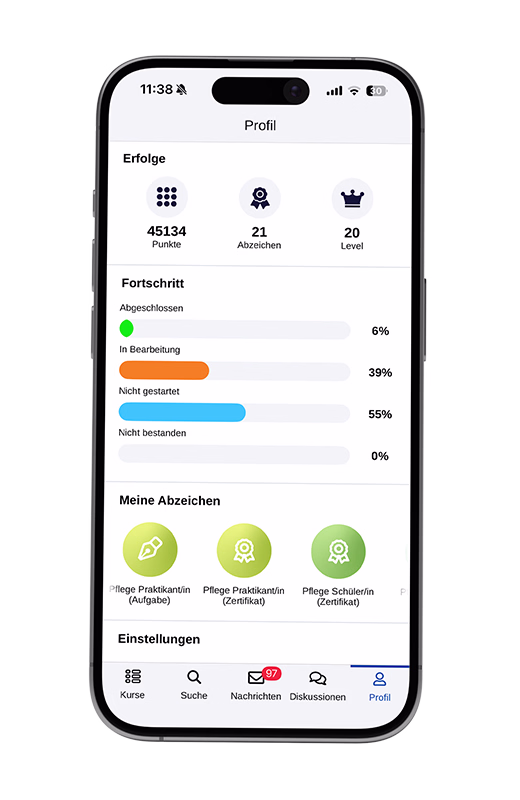 DMA App_Fortschritte